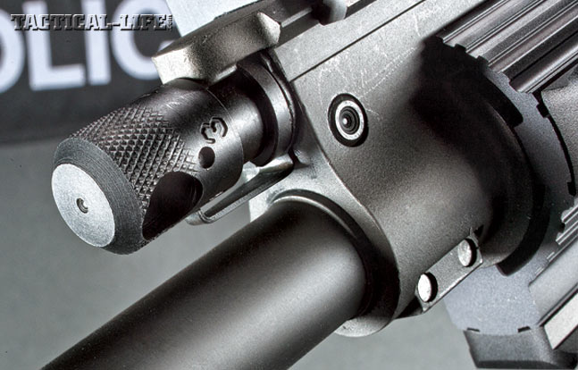 The Ruger SR-762’s four-position gas block allows you to tune the rifle for the ammunition you’re using, fouling or suppressor use.