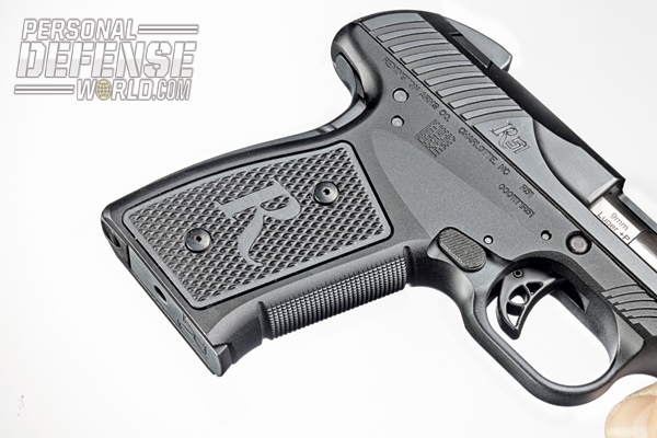 The R51 has a 20-degree grip angle for a natural hold and removable grip panels that allow for user customization.