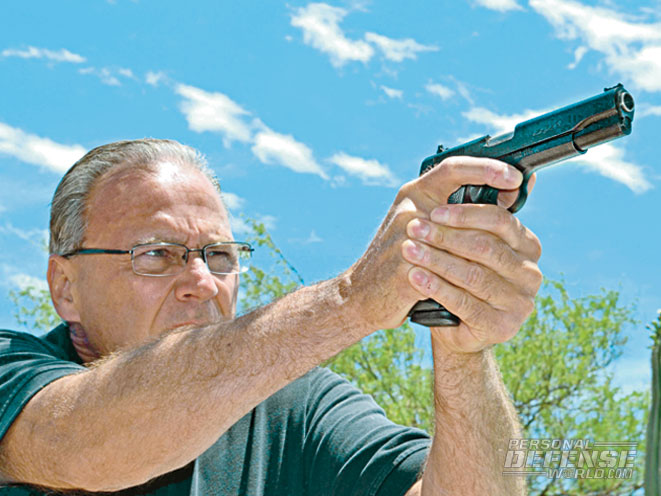 “…the Expert possesses more than adequate accuracy for defense and competition use! I was downright impressed with this economy-priced pistol’s precision.”