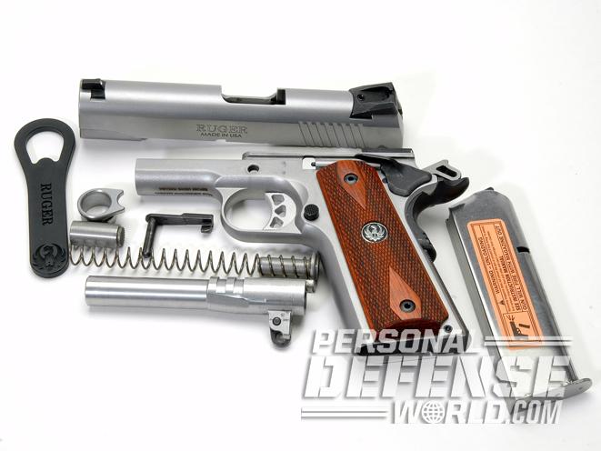 Ruger SR1911 Commander, ruger, ruger SR1911, SR1911CMD, RUGER SR1911CMD disassembled
