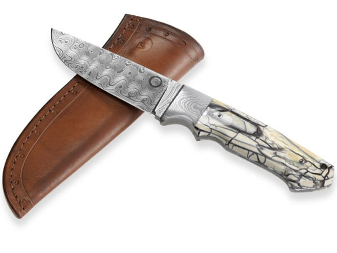 dave sevigny, gaston j. glock style lp, dave sevigny barrels, dave sevigny knife barrel, GLOCK® 35 .40 CALIBER BALBACH DAMASCUS KNIFE