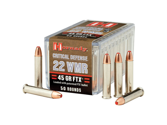 .22 WMR, .22 magnum, .22 WMR load, hornady critical defense