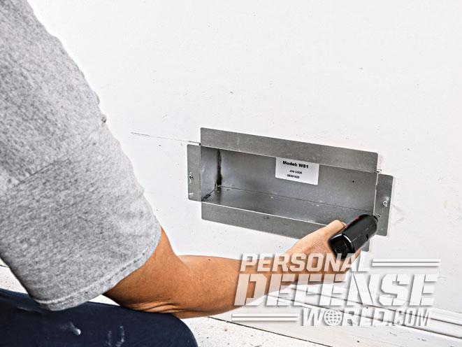 air vent, air vent wall safe, wall safe, wall safe install