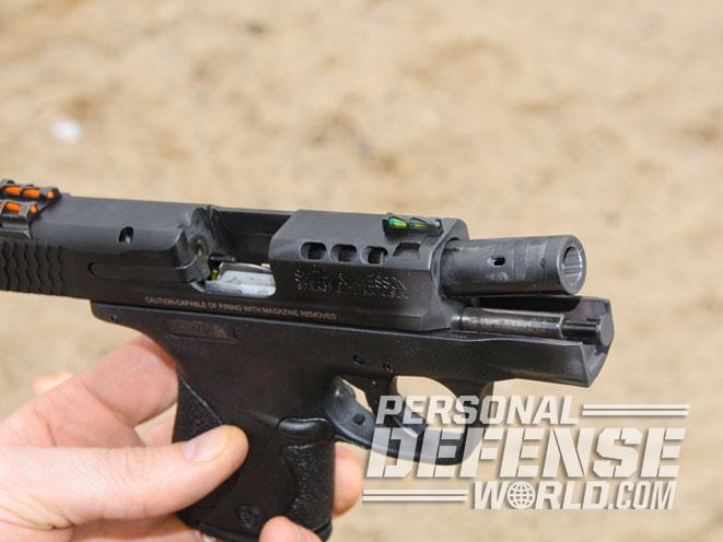 Smith & Wesson, Smith & Wesson performance center, s&w performance center, performance center, performance center ported m&p9 shield, m&p9 shield, m&p shield, smith & wesson m&p9 ported barrel