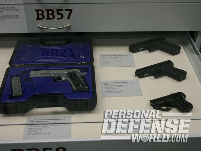 tol, glock pistols, glock 17, glock 17gen4, buffalo bill center of the west, cody firearms museum, glock 21, gun museum, glock display