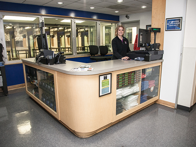 NRA Range front desk