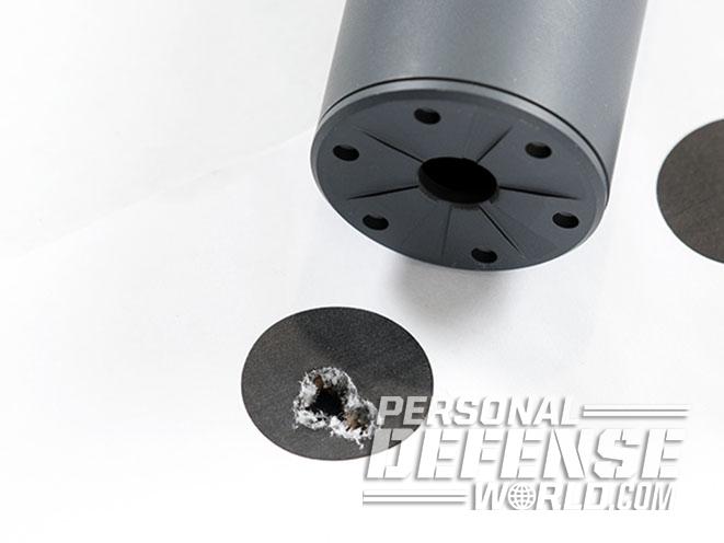 SilencerCo Hybrid suppressor target