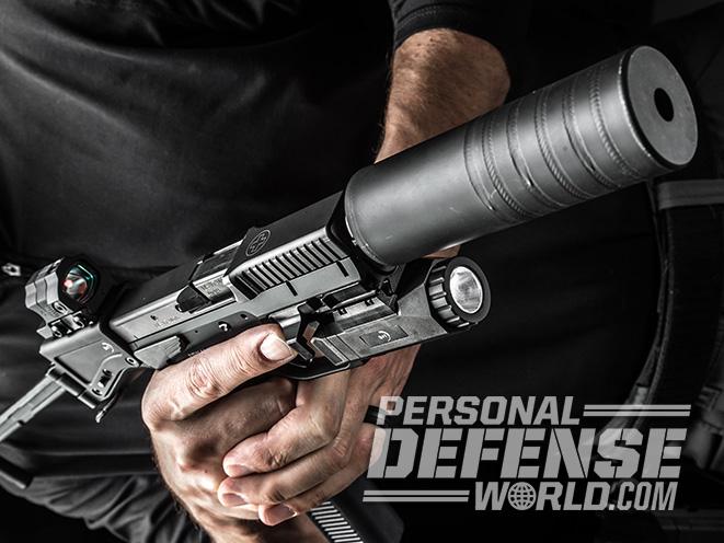 B&T USW pistol carbine silencer