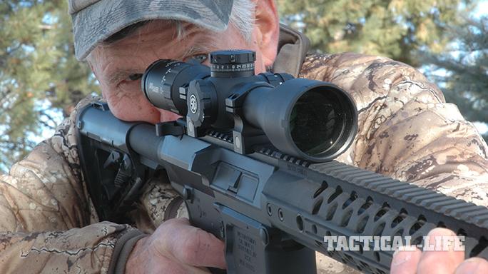 sig sauer whiskey5 riflescope on wilson ar