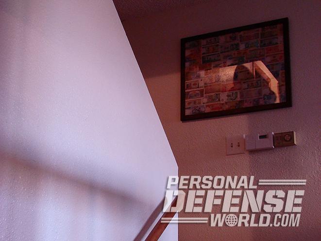 home alarm system reflective surface