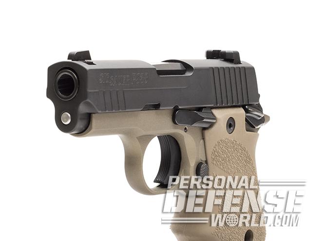 Sig Sauer P938 Combat pistol front angle