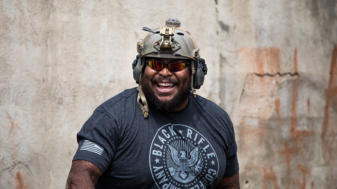 Black Rifle Coffee Company Black Guns helmet