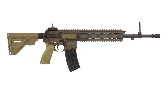 heckler koch HK416 A5 rifle 16.5 inch barrel right profile