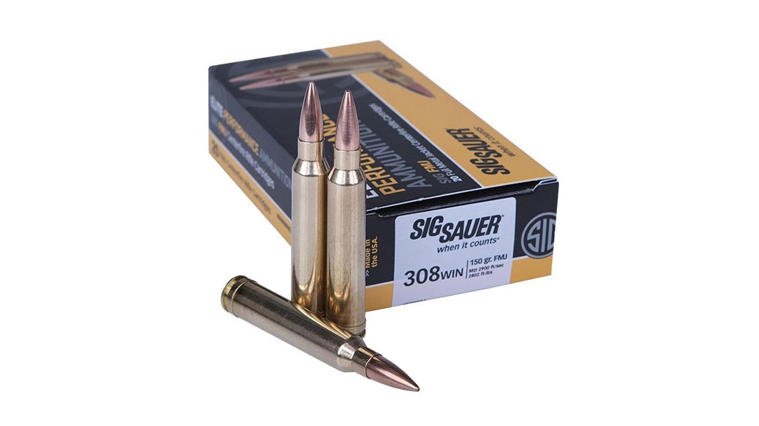 Ballistic Gear Grab, Sig Sauer 308WIN 150gr Elite Ball FMJ