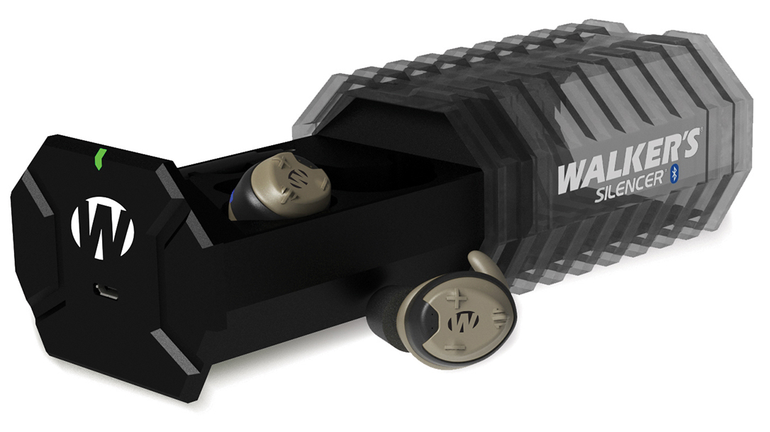 Ballistic Gear Grab, Walker’s Silencer Bluetooth Rechargeable earmuffs