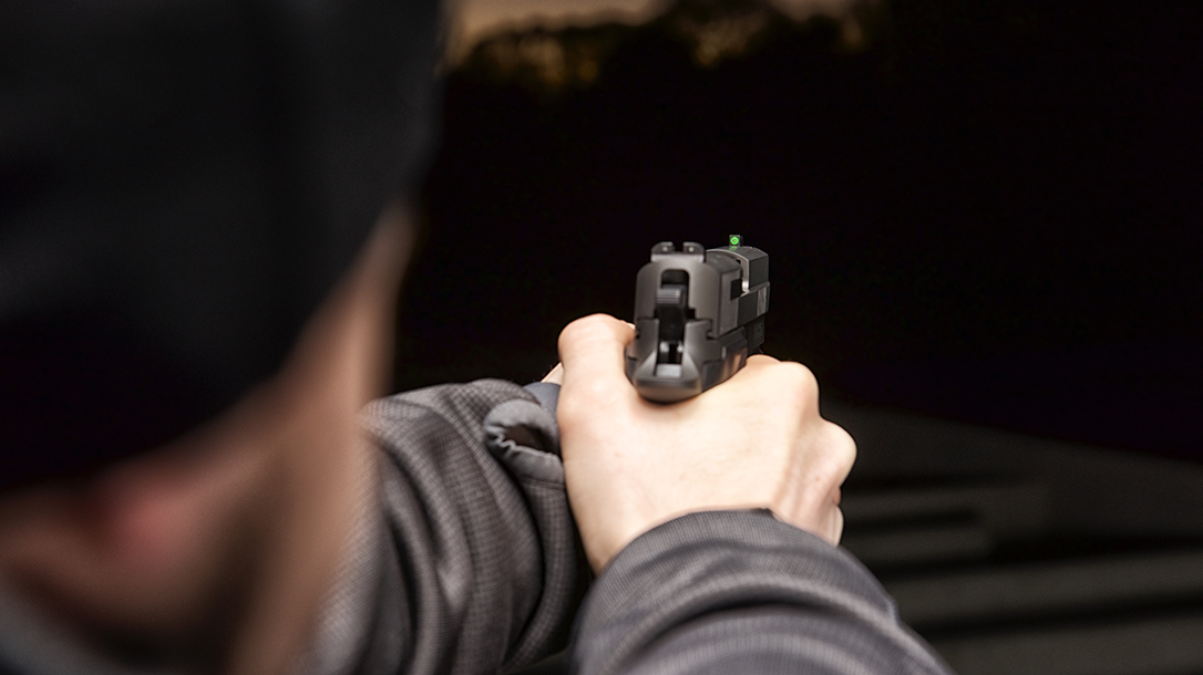 SIG P229 Legion Pistol, SRD9 Suppressor, pistol review, sights