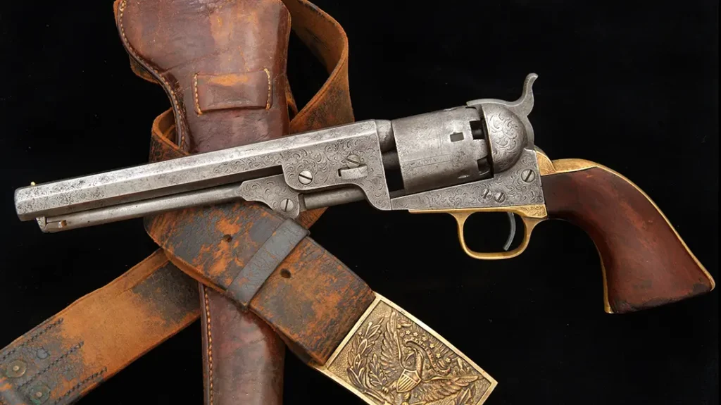 The 36 Caliber Pistol was a workhorse of the time.