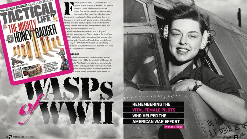 WASPs flew missions during WWII.