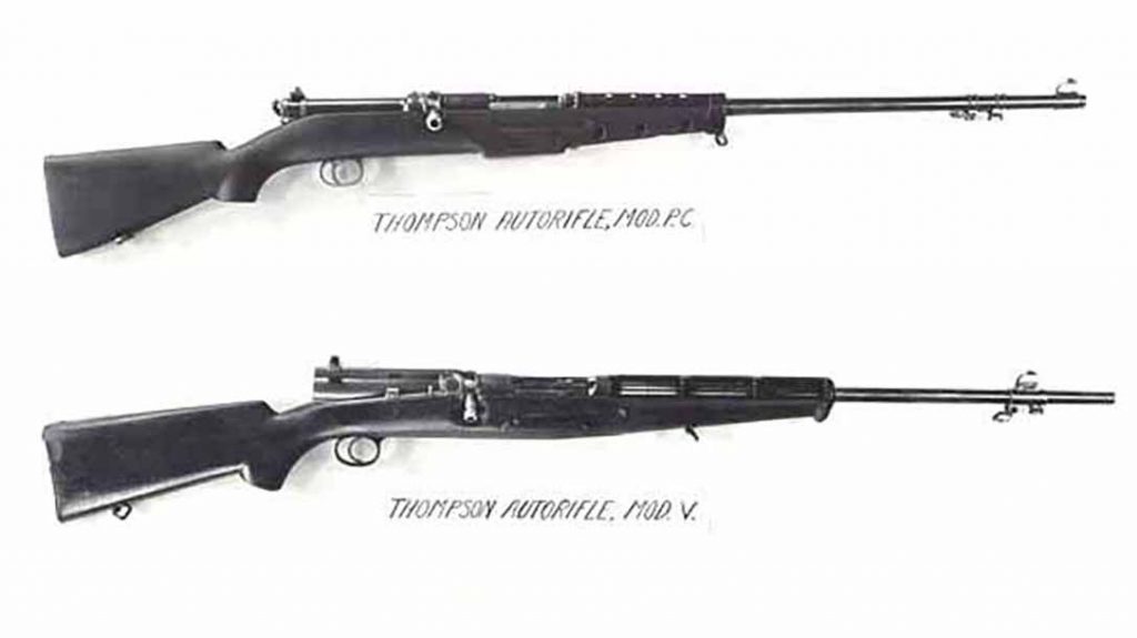 While the Thompson Submachine Gun found great success, Thompson Auto Rifles did not.
