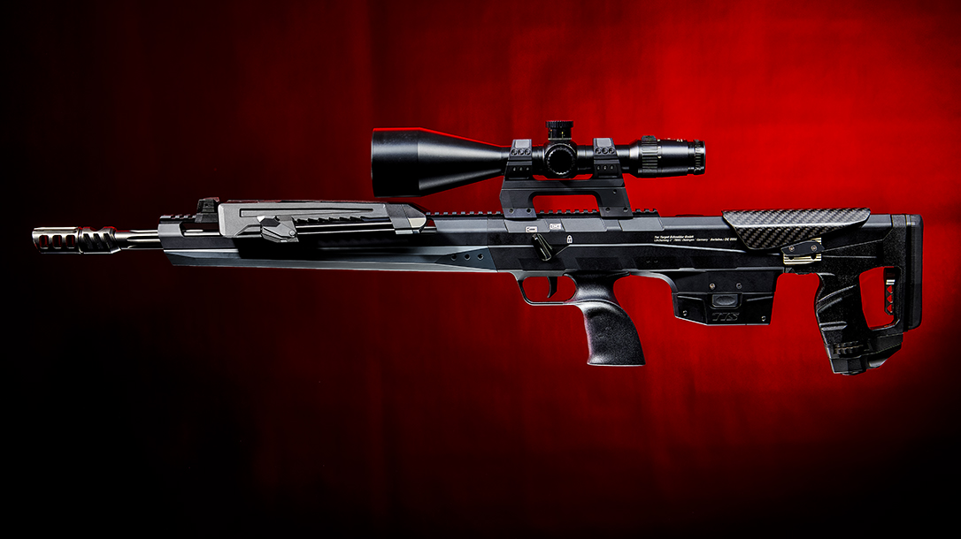 Tec Target Schneider TTS Xceed sniper rifle, bullpup, left