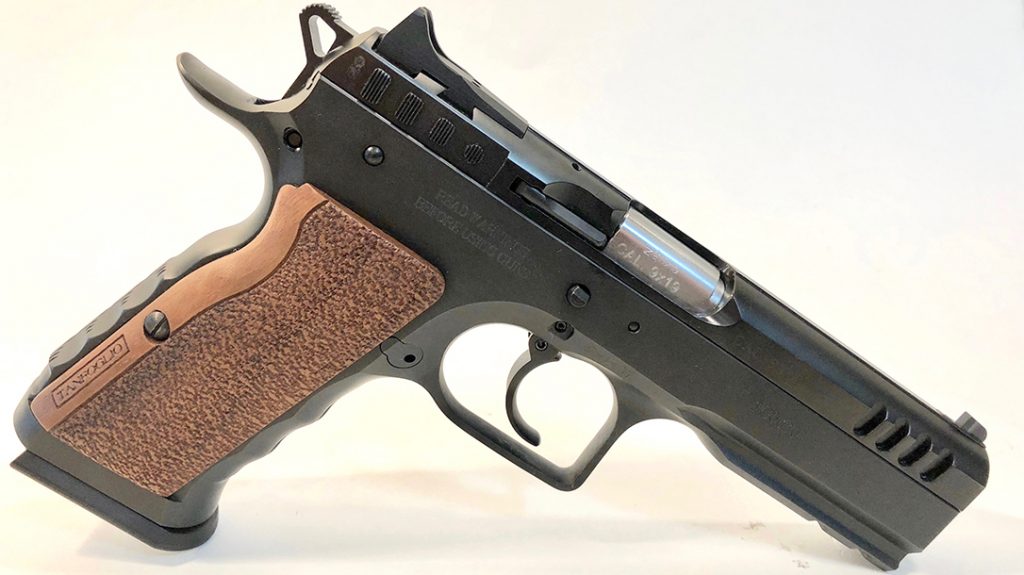 Ports in the slide help tame muzzle flip, adding speed. 