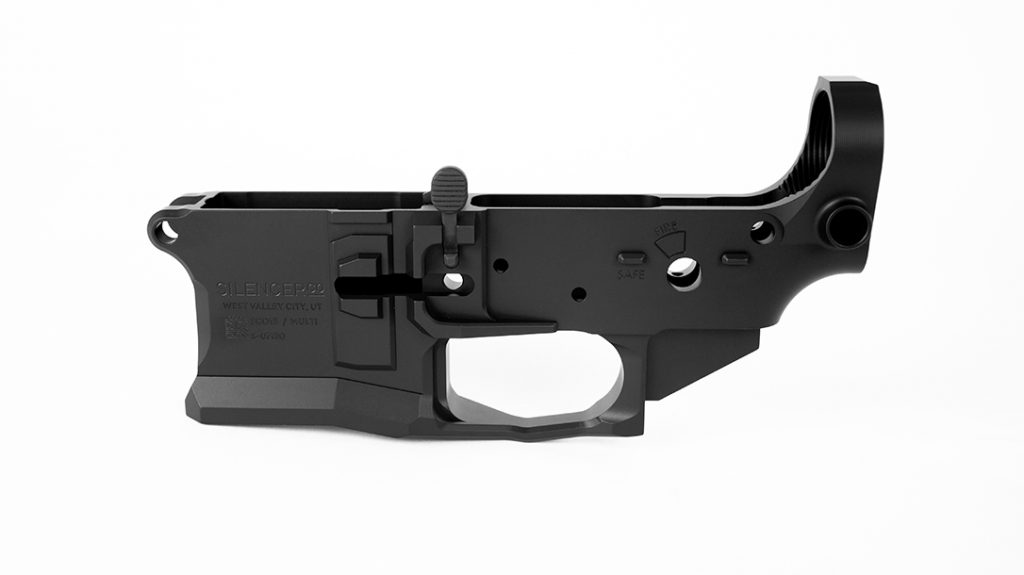 SCO15, SilencerCo SCO15 AR Lower Receiver, left