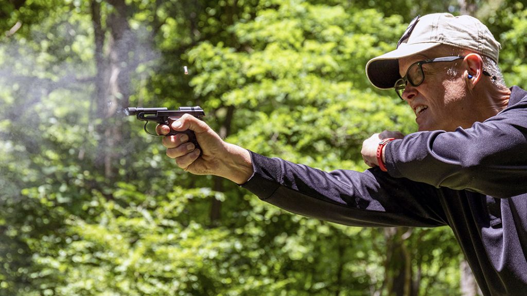 M. Close-range practical shooting was done at 3, 7 and 10 yards using the Bobcat Covert; shooting two center-mass and one head shot from the three distances with three brands of ammo.