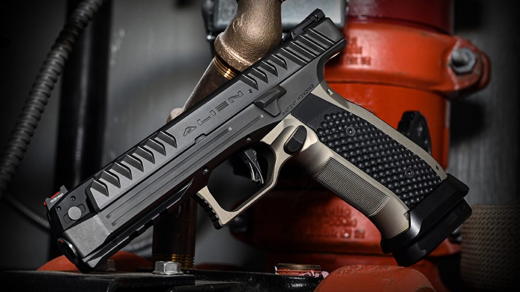 The completely unique Luago Alien pistol.