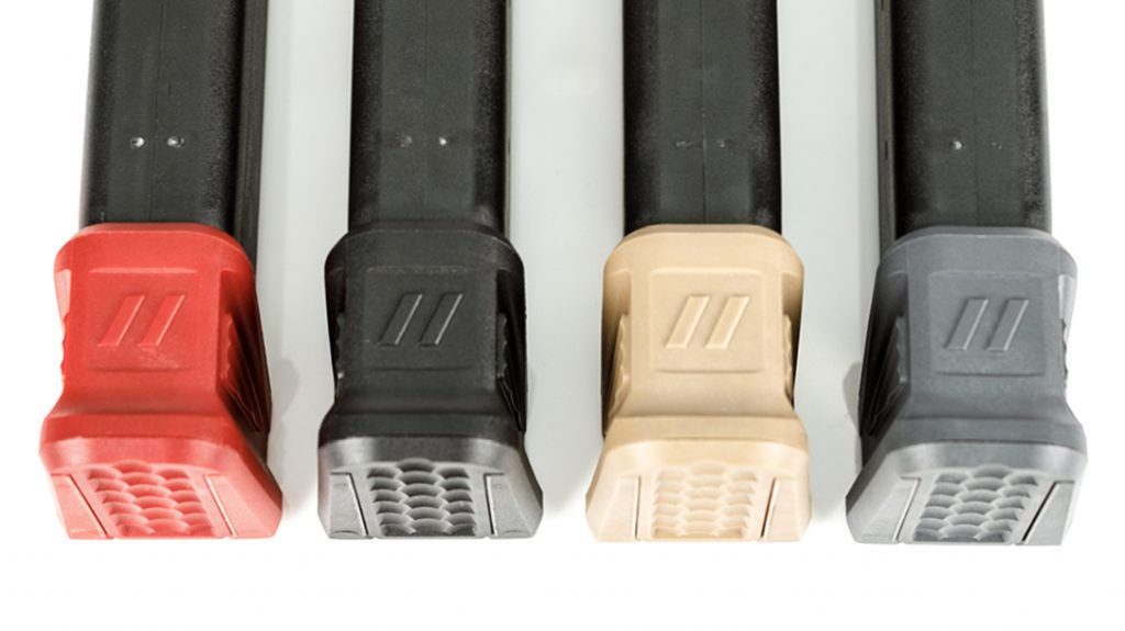 The new Zev Technologies polymer basepads add a low-cost mag increase.