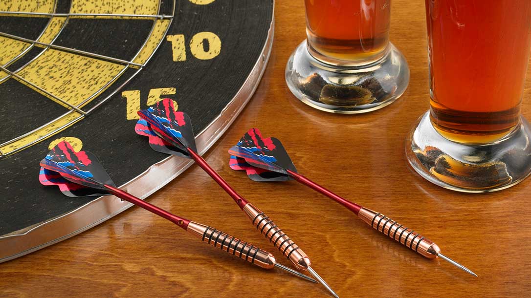 What could be better than beer, and darts, Beer Darts!