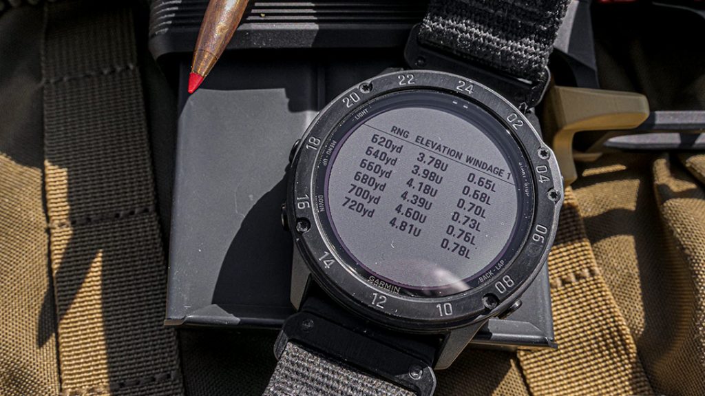 Get ballistic info, like range, elevation and windage.