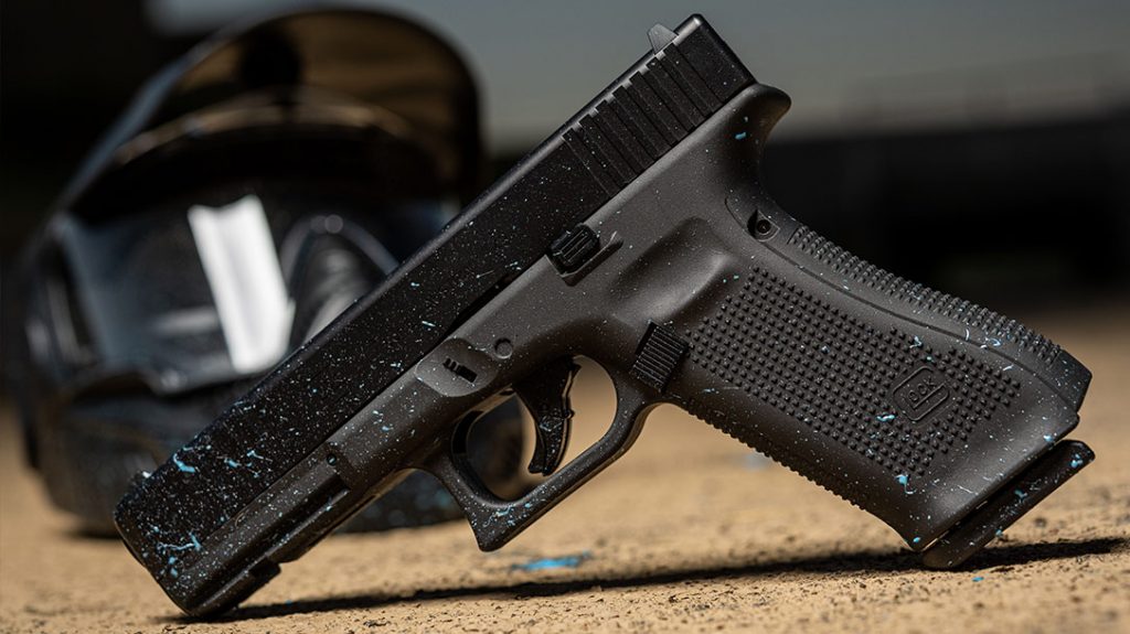 The Glock 17 Gen5 T4E Paintball.