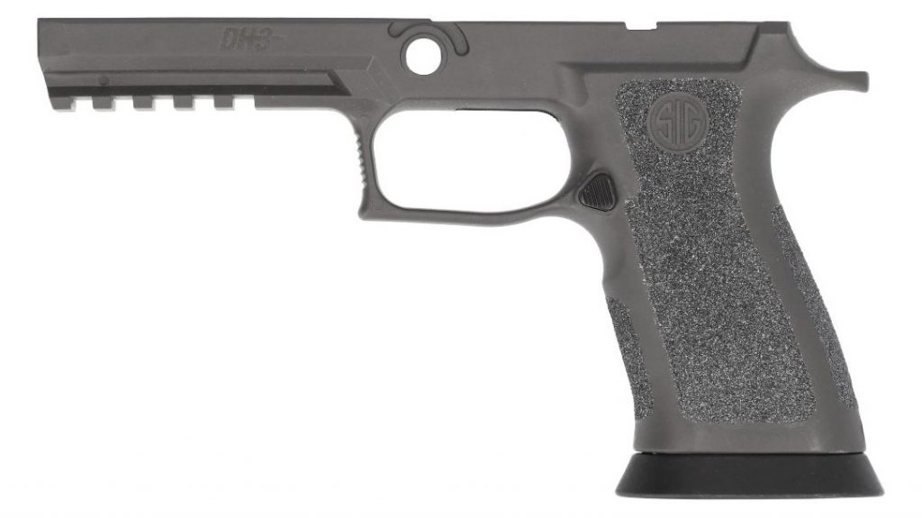 The SIG Sauer P320 X-Series DH3 TXG grip module.