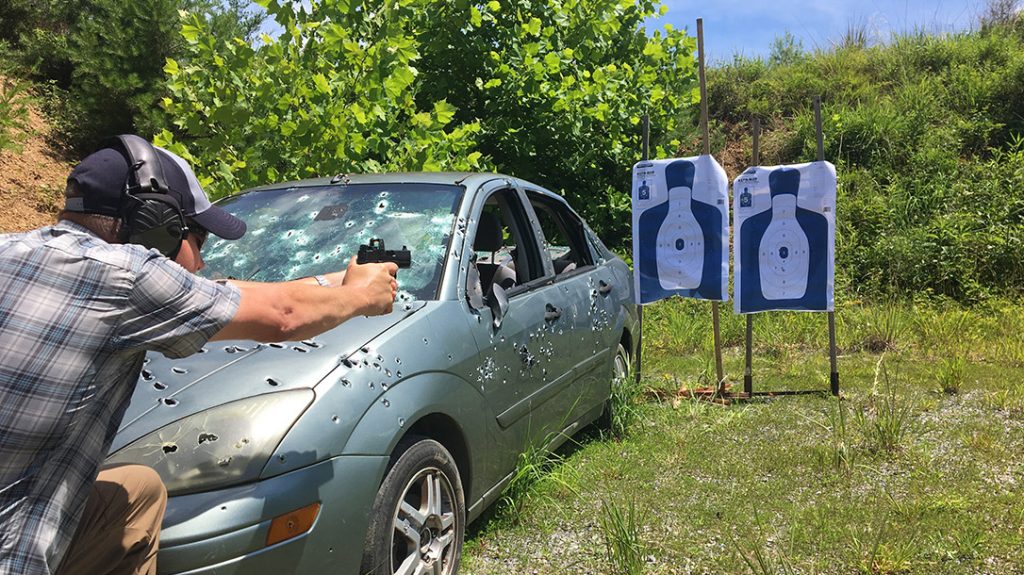 Considering the amount of time we spend in or around our vehicles, training scenarios involving cars make sense.