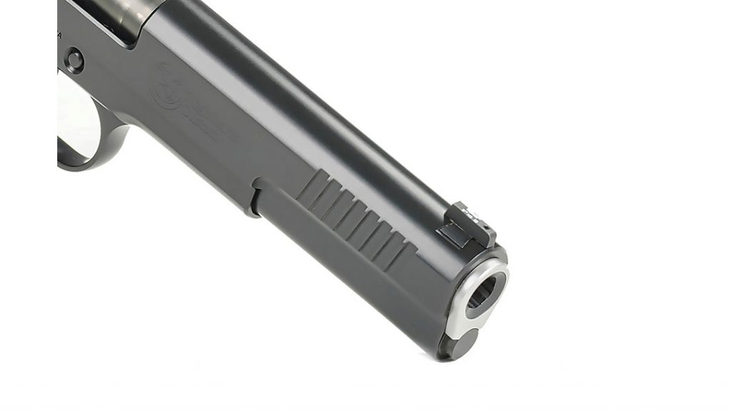 The 6-inch slide configuration significantly manages recoil while also making the Shadow Hawk an extremely accurate 1911 pistol.