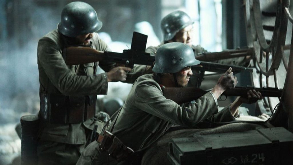 The Eight Hundred told the story of Chinese Nationalist soldiers holding out in a warehouse against all odds during the Second Sino-Japanese War.