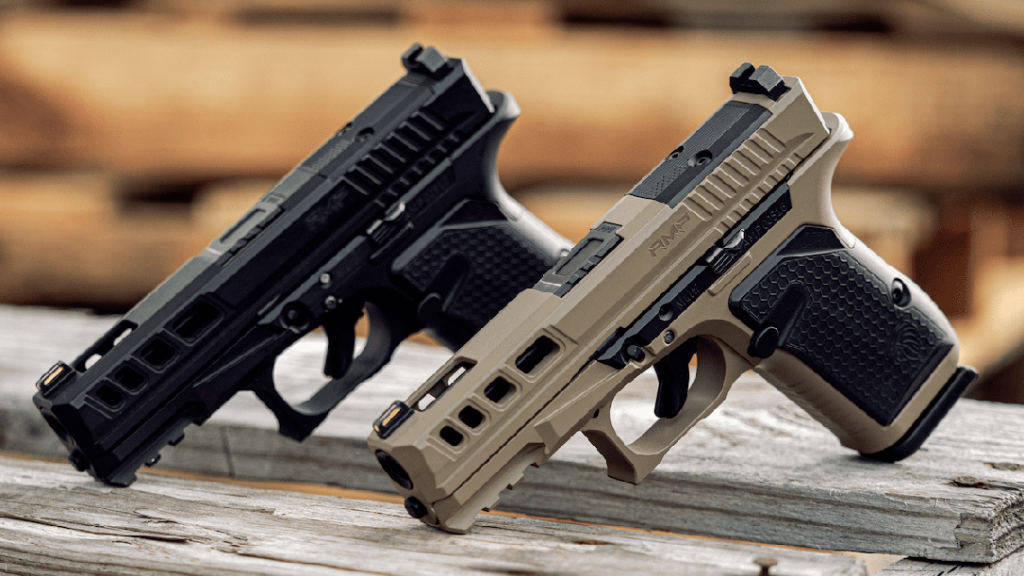 The Live Free Armory AMP features an aluminum frame. 