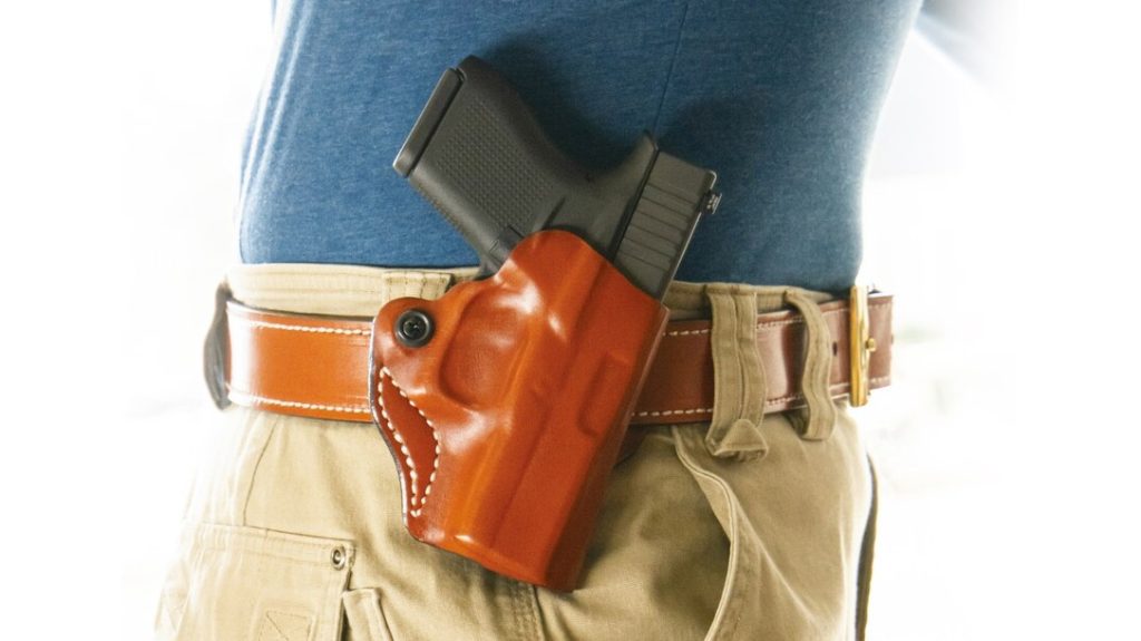 DeSantis Holsters for the Springfield Armory Hellcat Pro.