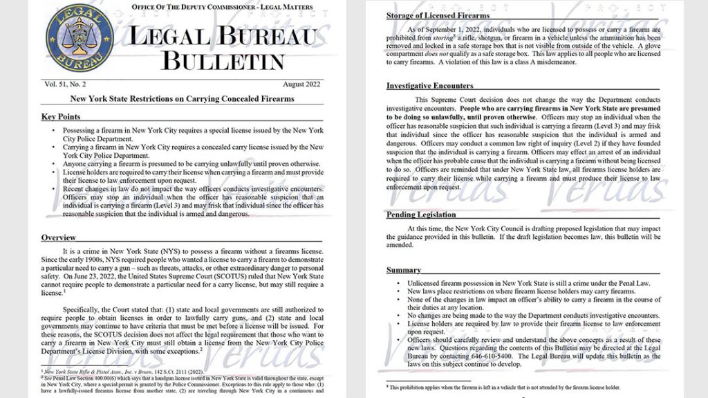 Project Veritas Releases document showing lawful gun owners in New York are guilty until proven innocent.