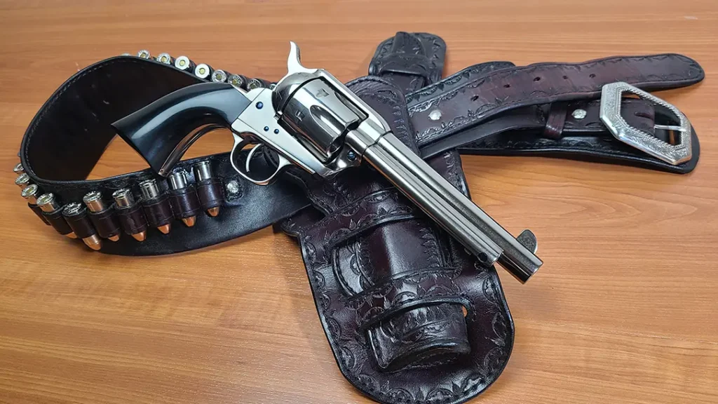 Old West Wheel Guns are slow to load