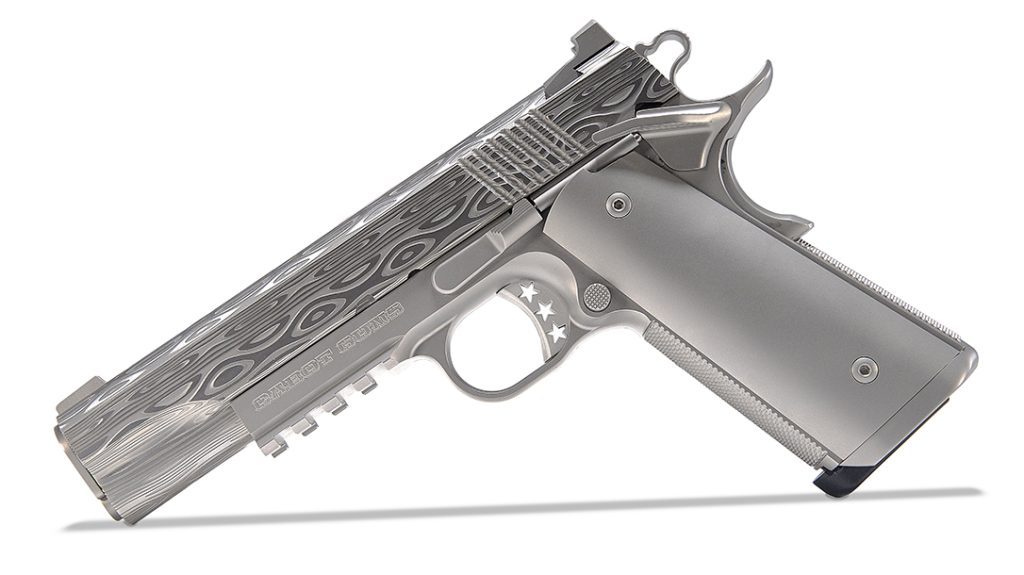 The grip and slide mate well in design on the Cabot Serenity.