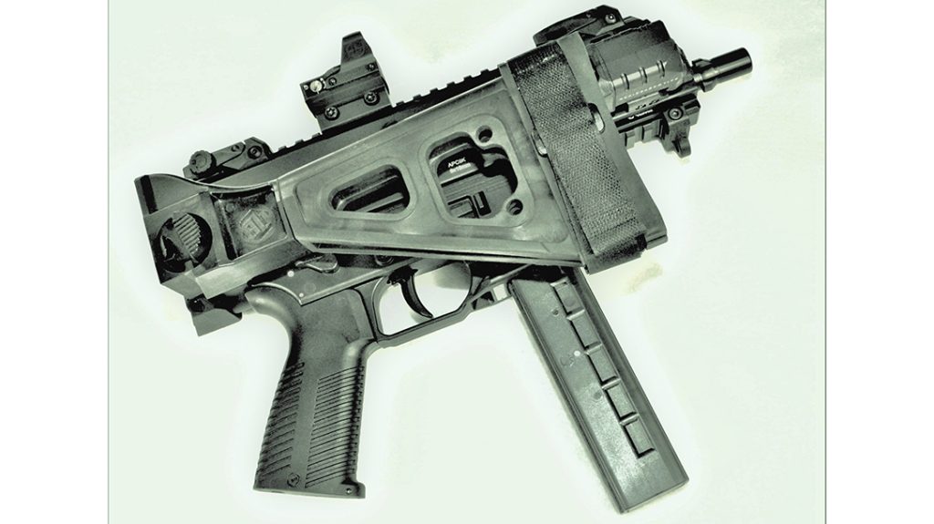 B&T Folded with SB Tactical brace.