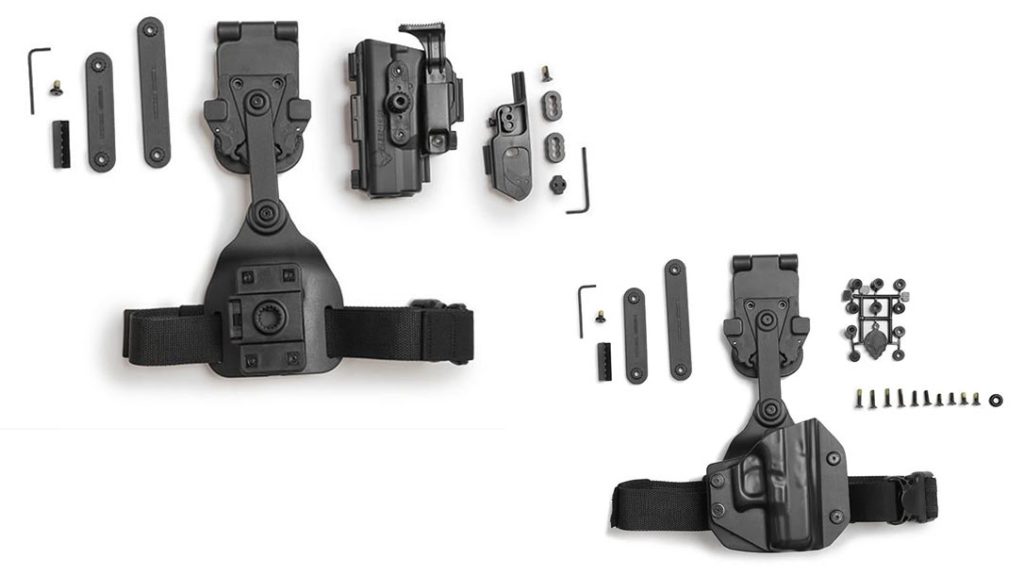 Alien Gear Swivel Drop Leg Extension for Shapeshifter and Cloak Holsters.