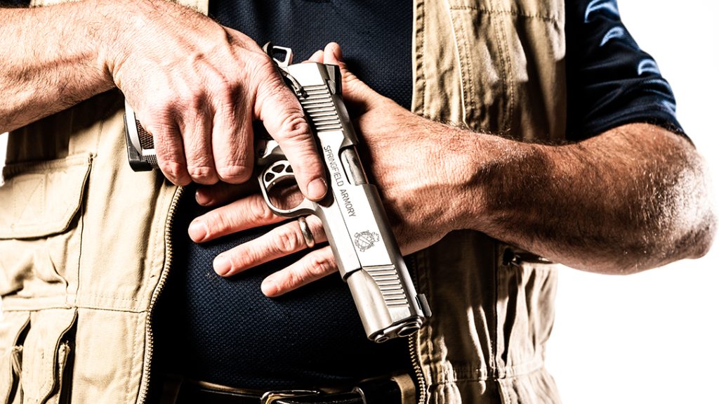 A 1911 Guy carrying a Springfield Armory 1911.