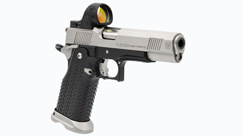 The two-tone variant of the Vudoo Priest is silver on black.