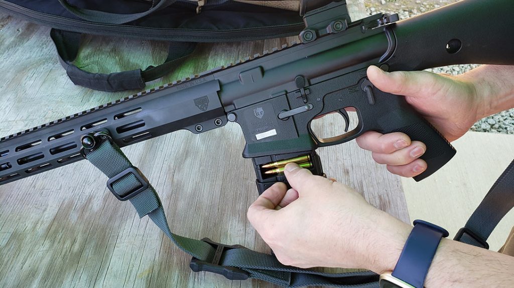 Loading the magazine was easy after following the well-written instructions.