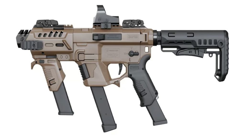 A Glock Conversion Kit under NFA rules.