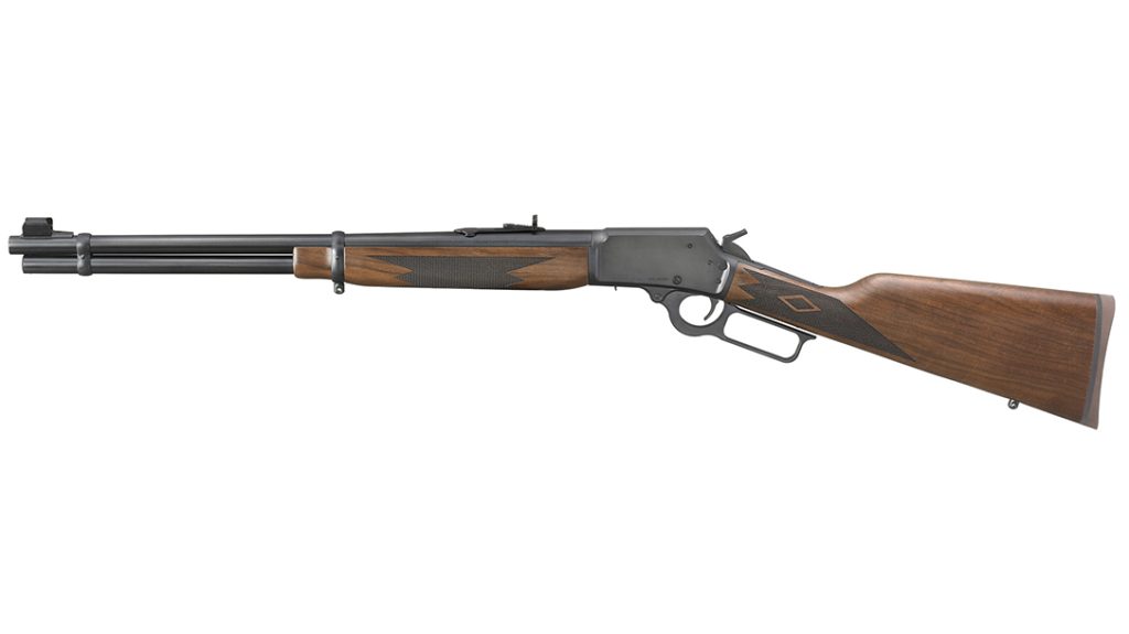 The tubular magazine of the Marlin Model 1894 holds 10 44 Magnum or 11 44 Special cartridges.