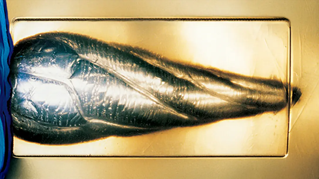 For the “heavy clothing test,” a cotton T-shirt, cotton shirt, a layer of fleece and a layer of denim simulate heavy clothing.