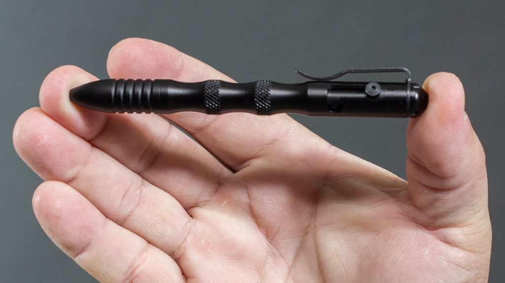 Personal protection professionals like pens like the Benchmade Longhand for self-defense tactics.